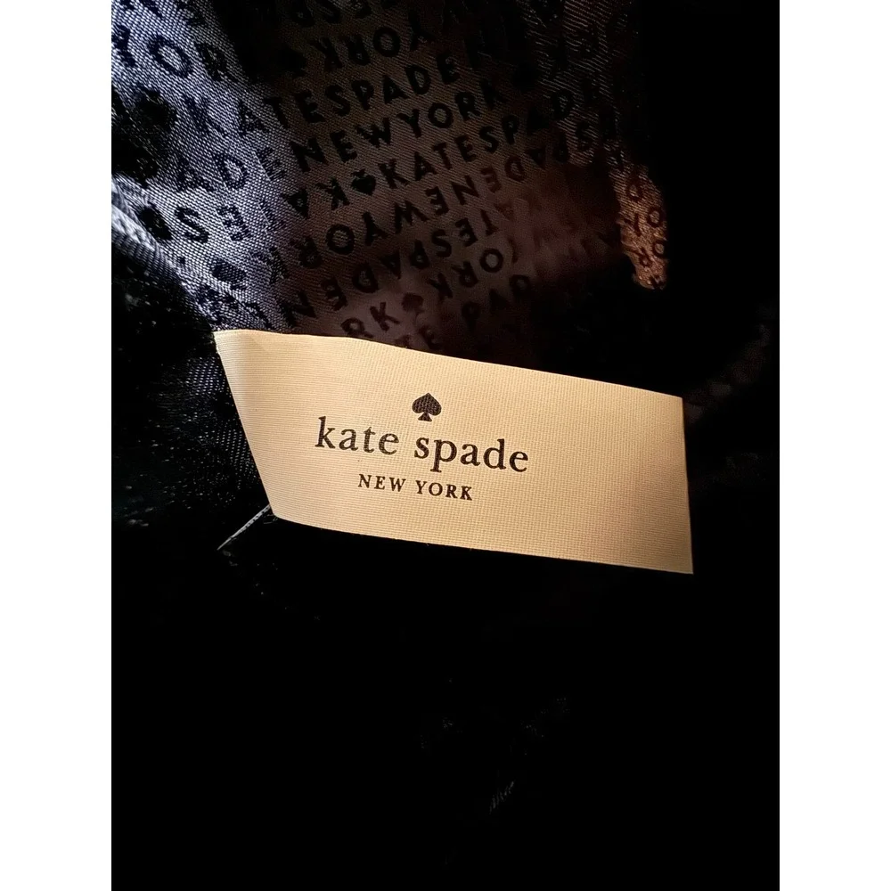Kate Spade New York Black Pebbled Leather Mini Backpack Gold Hardware 2018